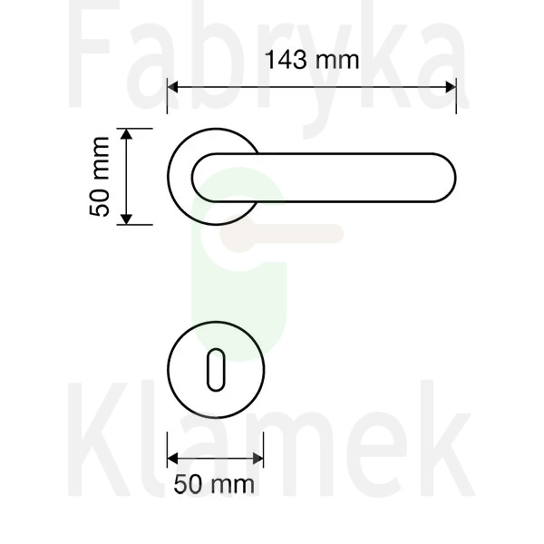 Klamka Beta 011